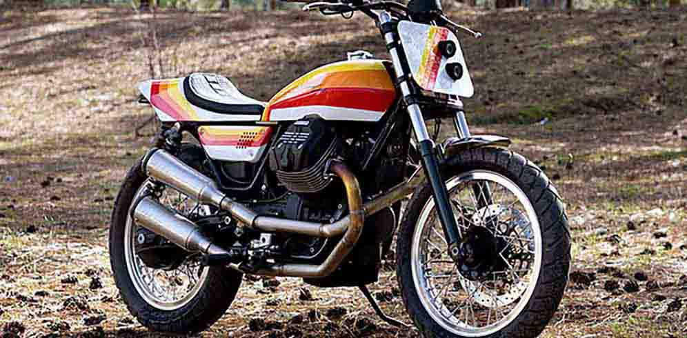 Ternyata Moto Guzzi V9 Juga Cocok Jadi Tracker